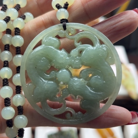 岫玉挂件未镶嵌挂件