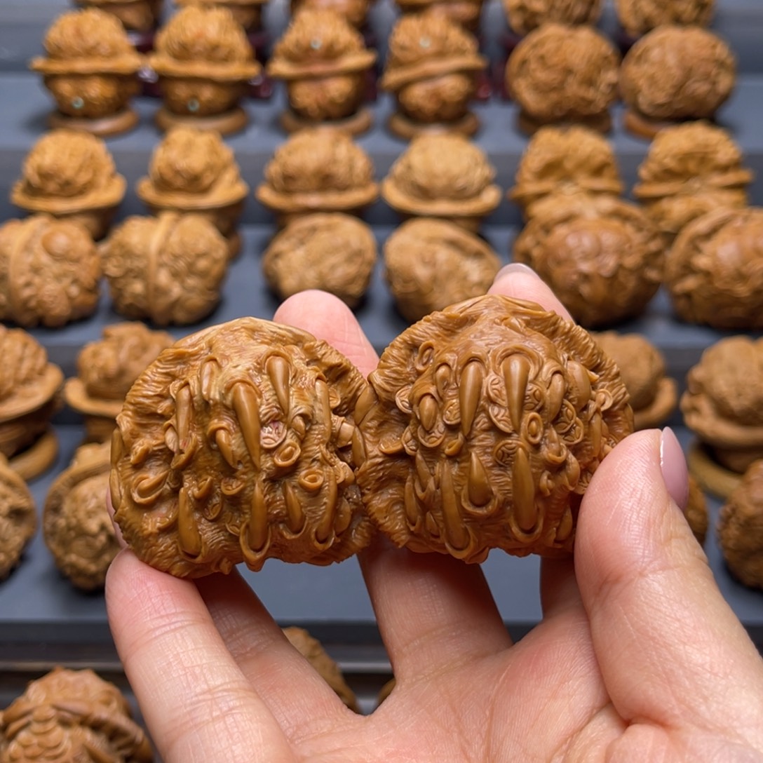 吃***勺核桃手串/手链南疆石吞噬