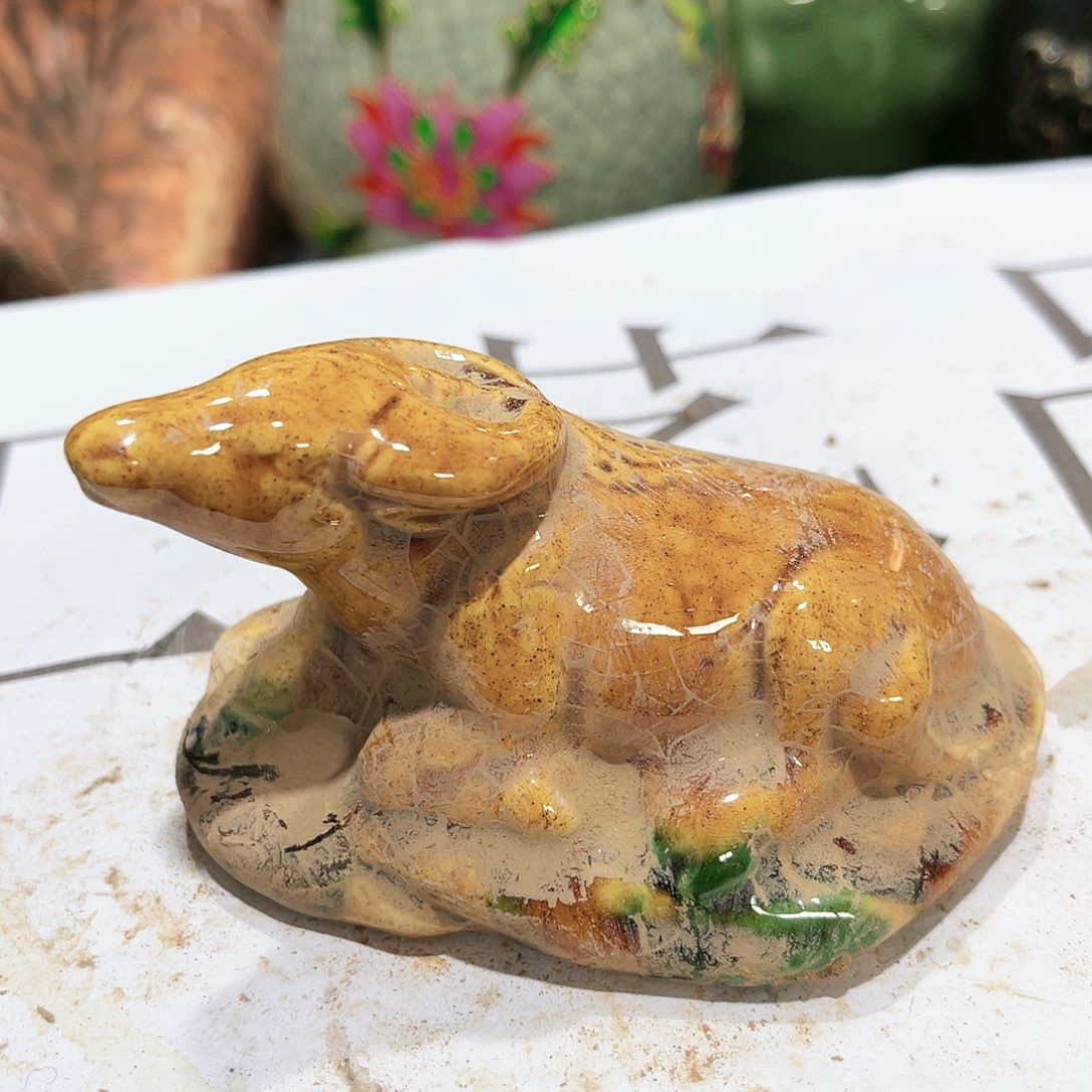 瓦当摆件摆件茶桌茶餐台陶瓷