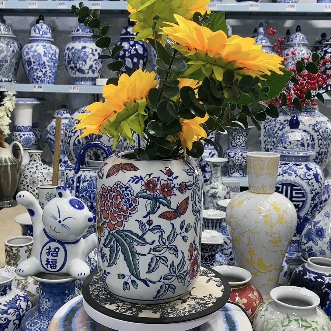 【闪购商品】摆件双色牡丹蝶恋花20.8.15………………