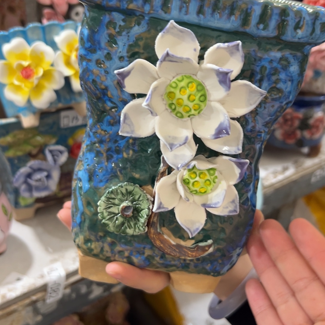 满20米秒退拉黑花盆