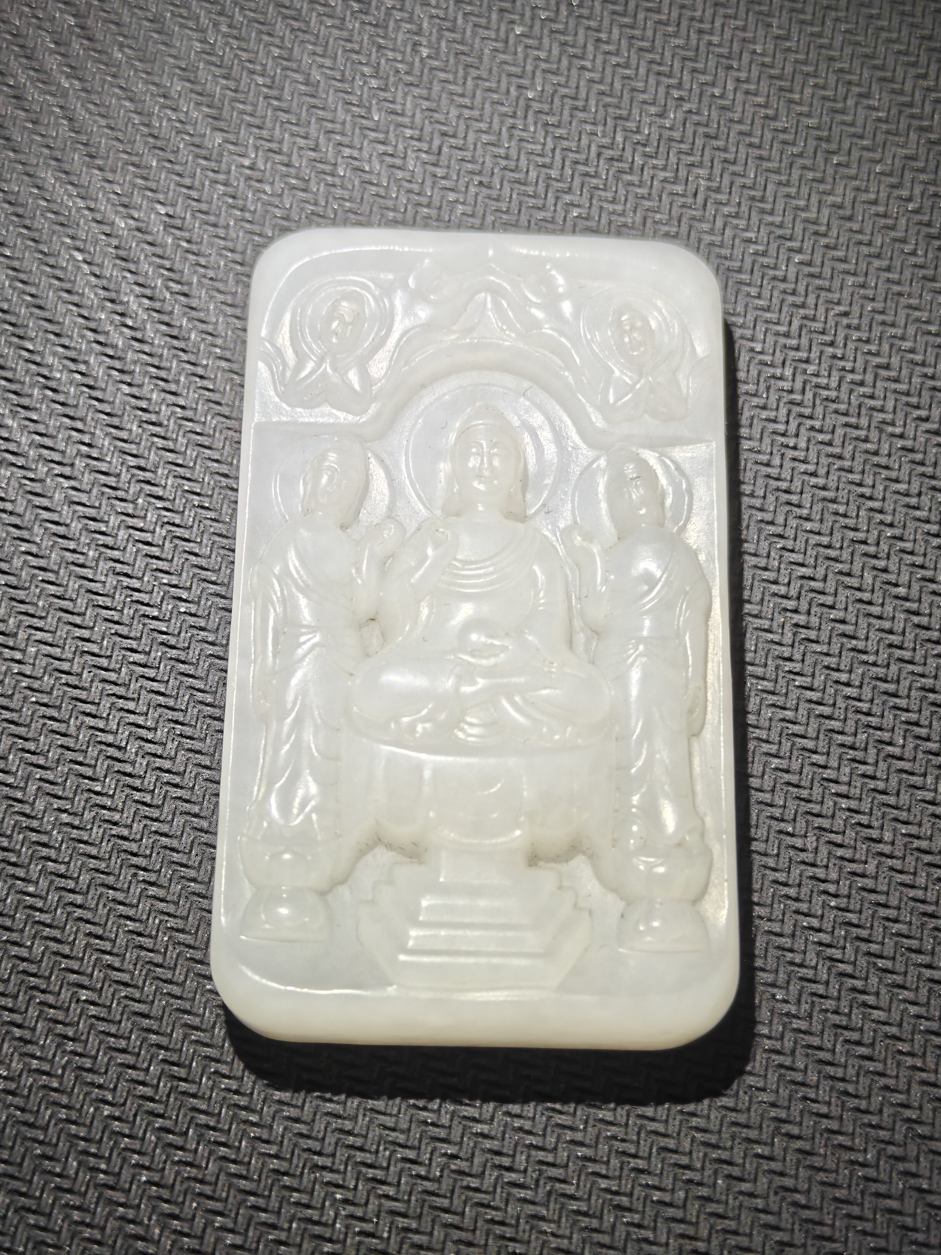 佛牌 和田玉 小漏