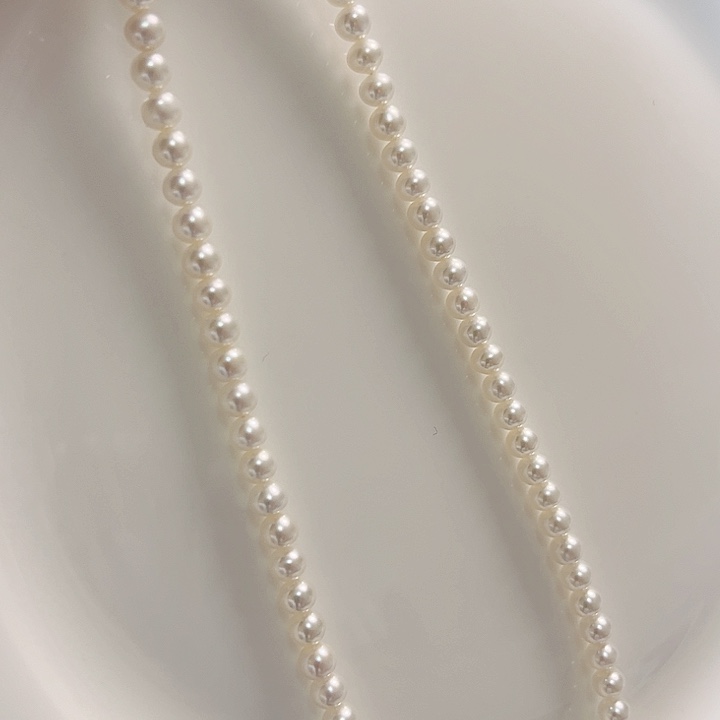 5-6冷白镜面光未镶嵌淡水珍珠