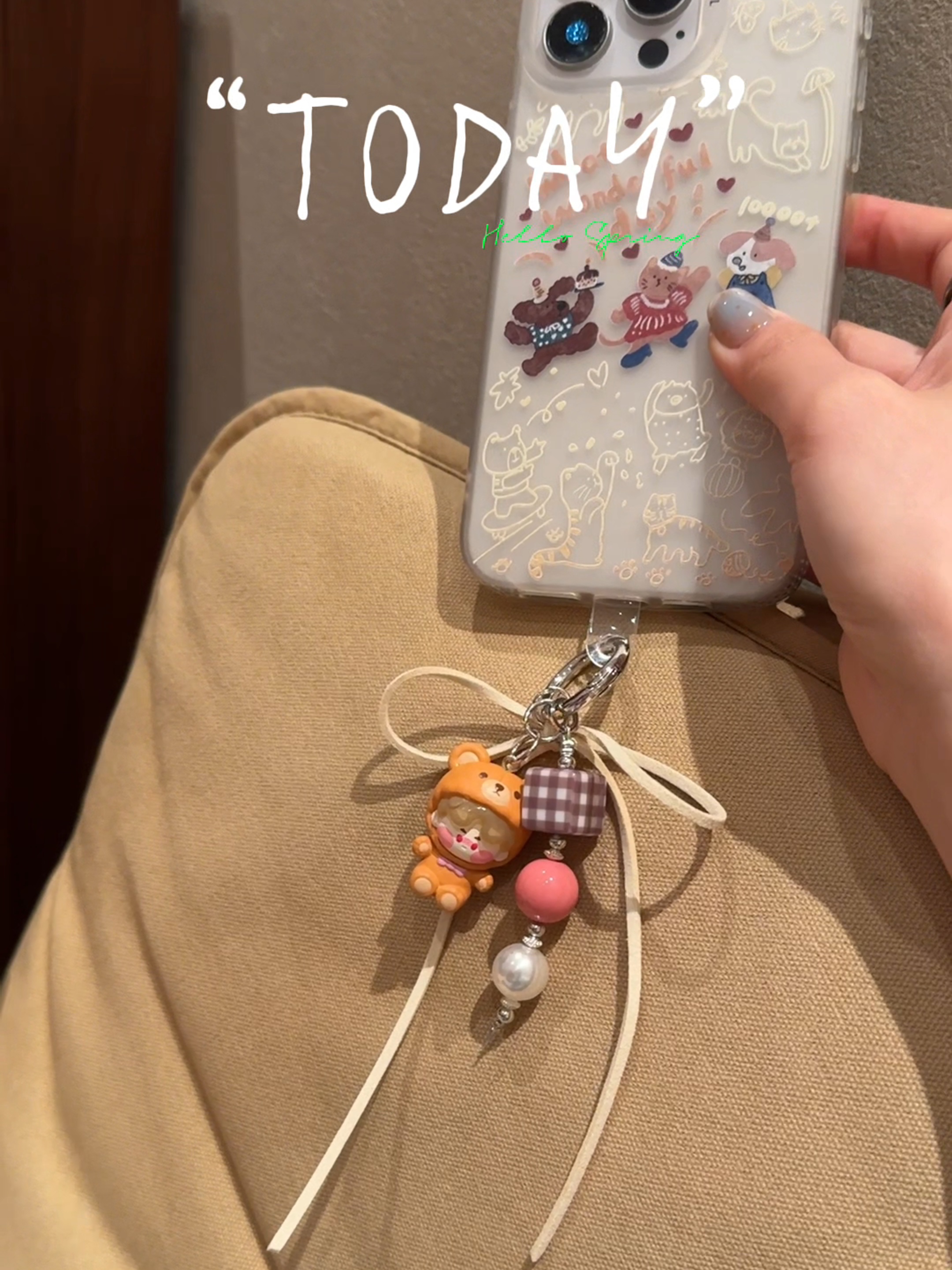 【PNRT】潮玩手机壳挂件DIY饰品包挂饰创意个性可爱手机链