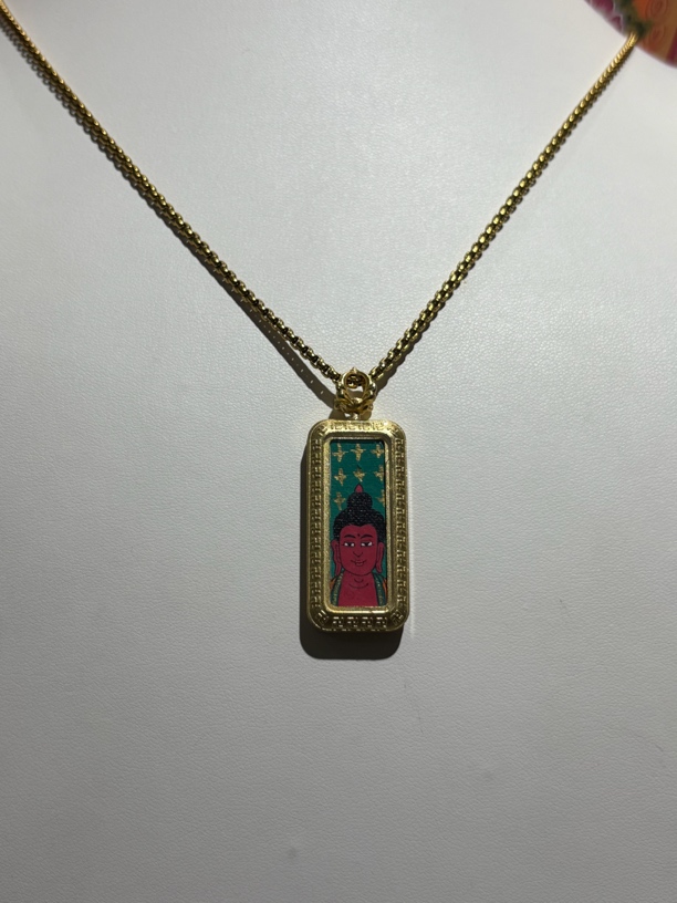 纯手绘，阿弥陀佛，小长条1*3