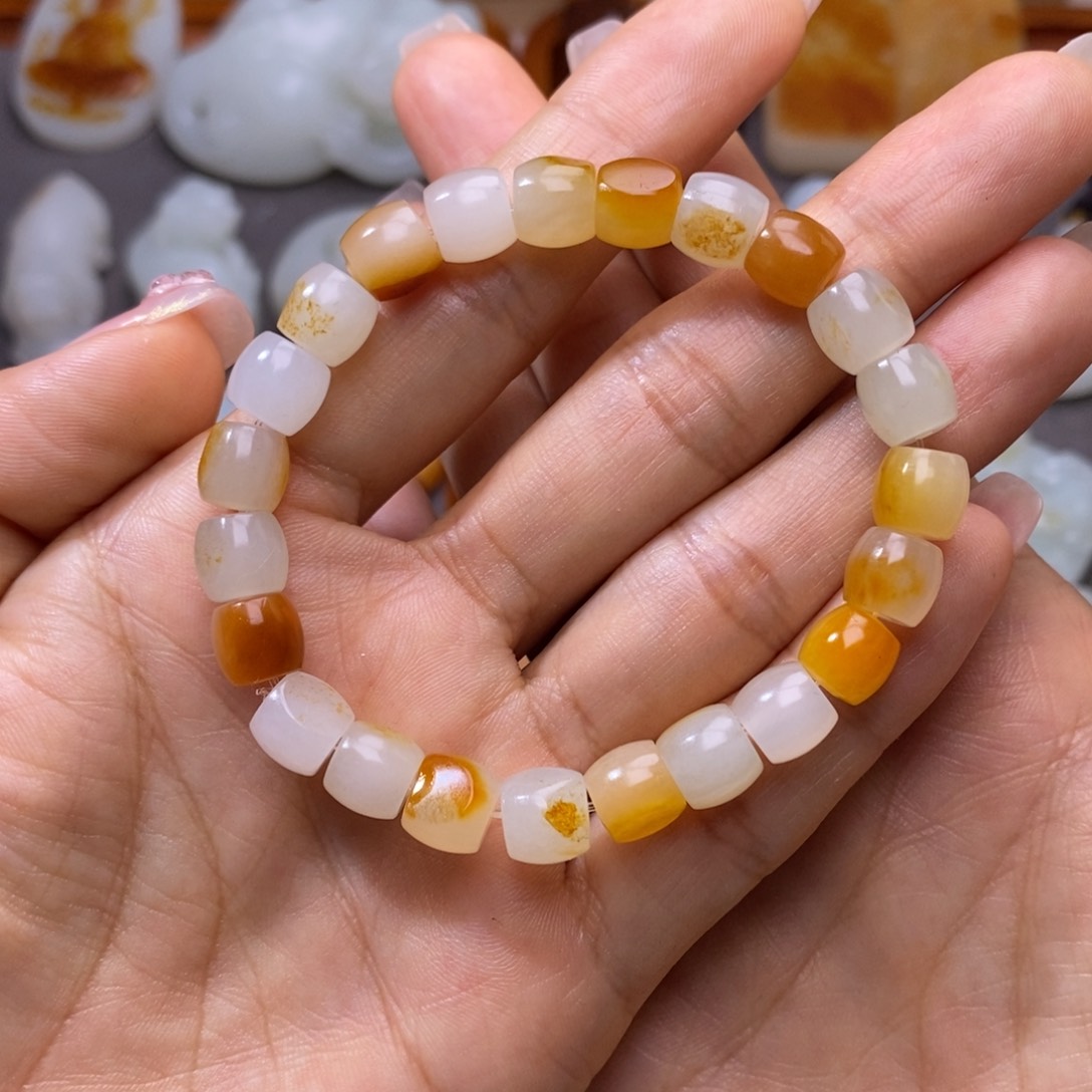 和田玉手链未镶嵌