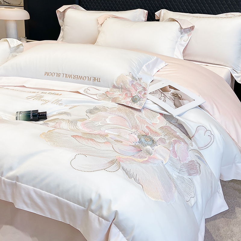 2025新款100支澳棉正宗长绒棉四件套纯棉全棉被套床单宿舍三件套