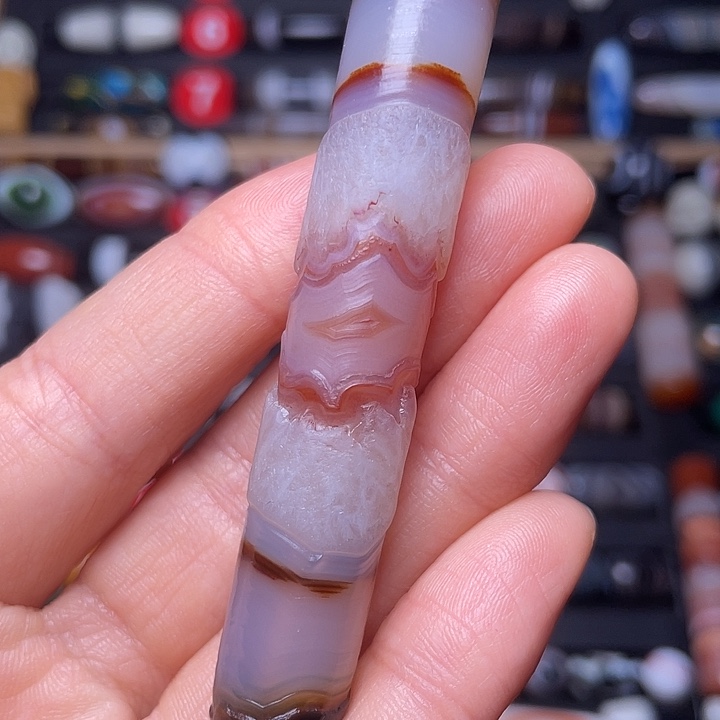 学***习玛瑙/玉髓未镶嵌颈饰挂坠