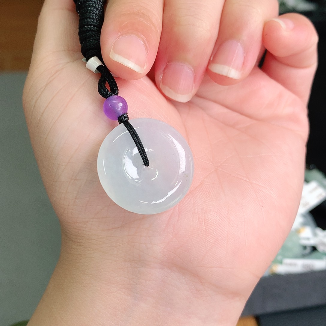 翡翠未镶嵌颈饰冰扣24-5.2如