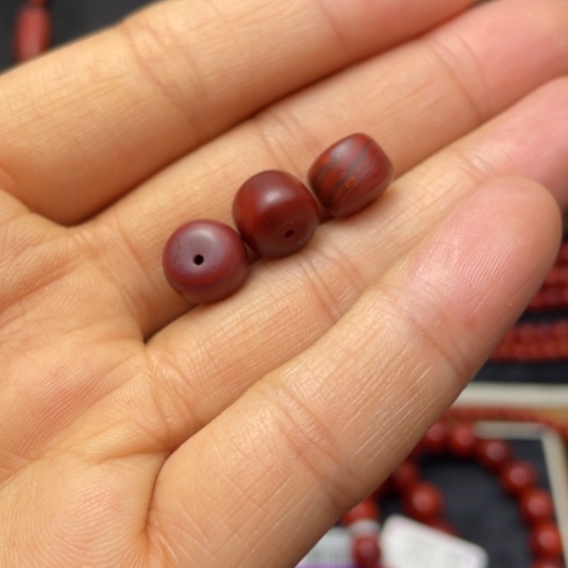 【闪购商品】南红玛瑙单珠9多样性发1未镶嵌