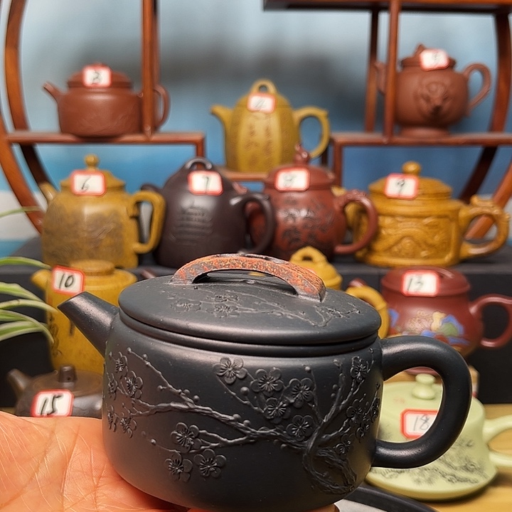 茶壶紫砂微瑕不带证书礼盒220cc