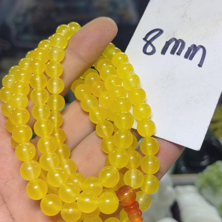 蛇纹石玉项链未镶嵌