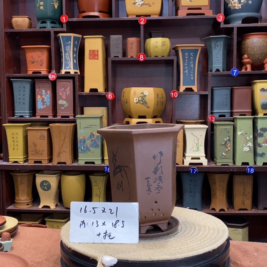 紫砂花盆紫砂花盆