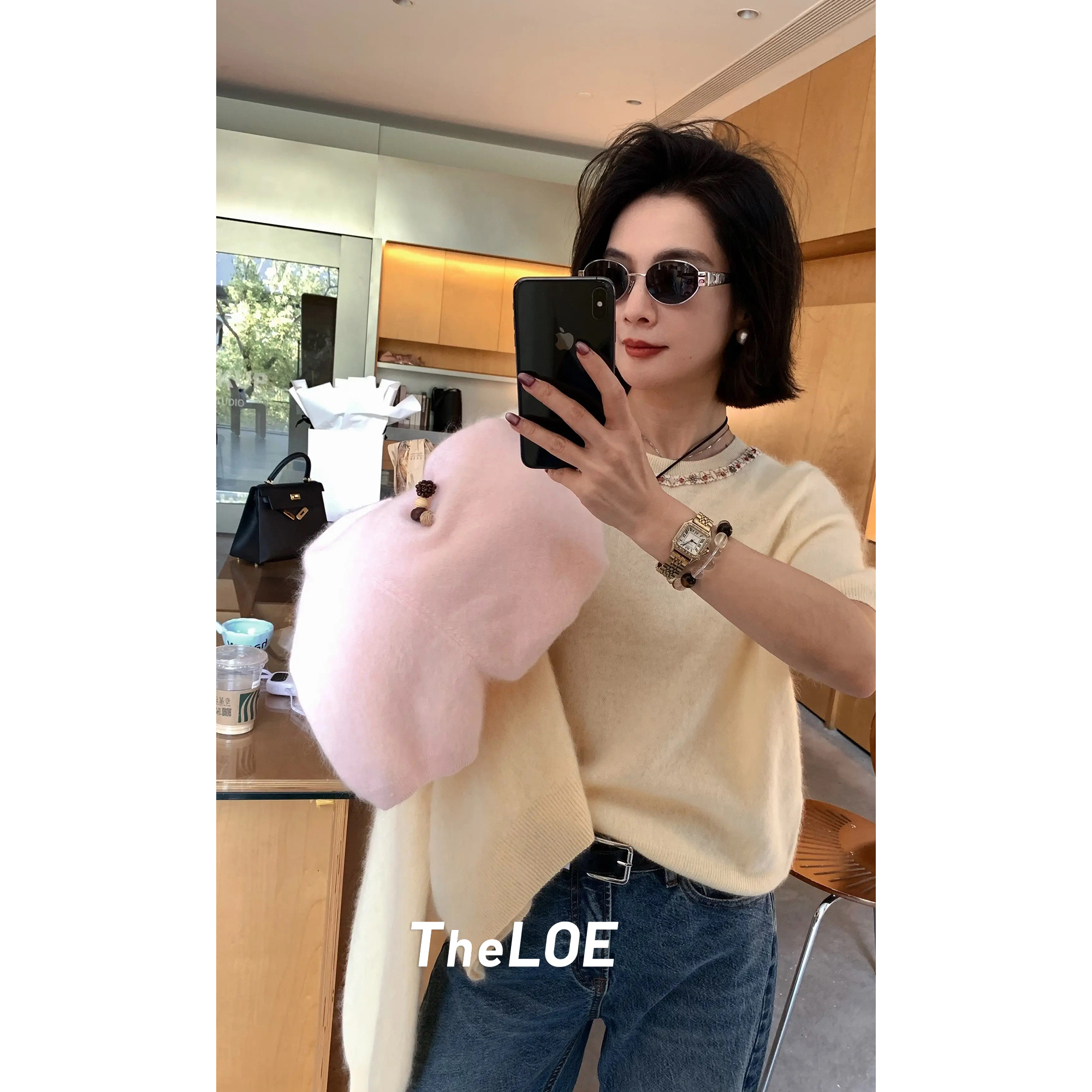 TheLOE/天丝羊毛拉绒针织衫#LE-6637#LE-6638#LE-6616-1#LE-6613