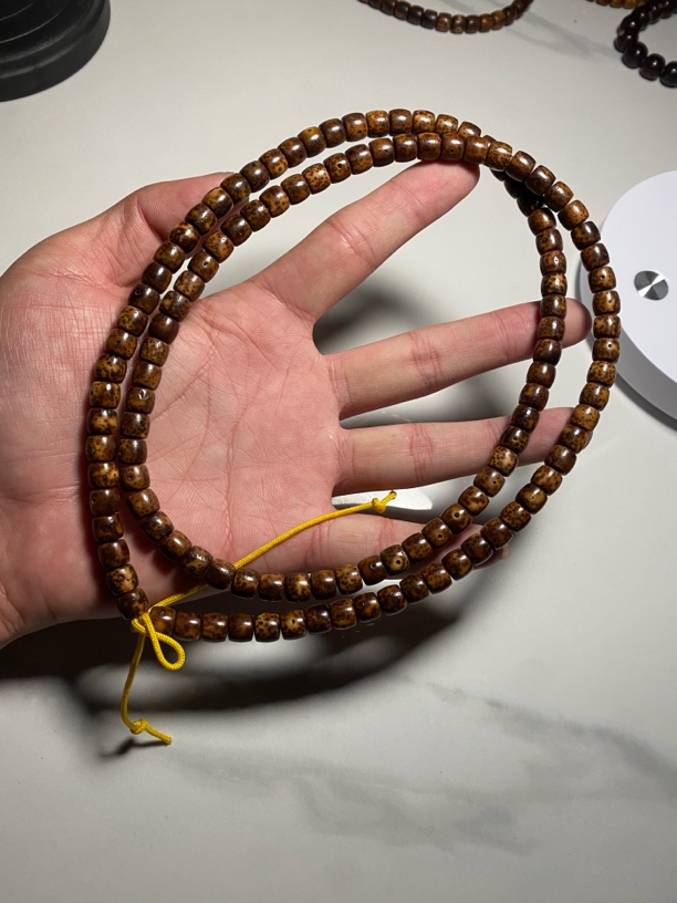 非金属木质手链 爆款108手链手串时尚百搭编织多层民族风弹力镶嵌