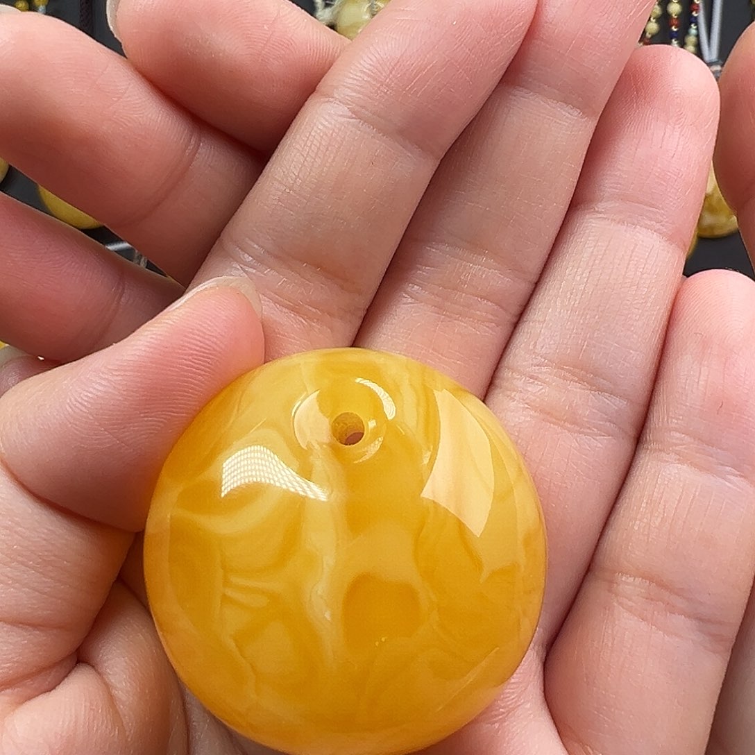 蜜蜡颈饰未镶嵌蜜蜡