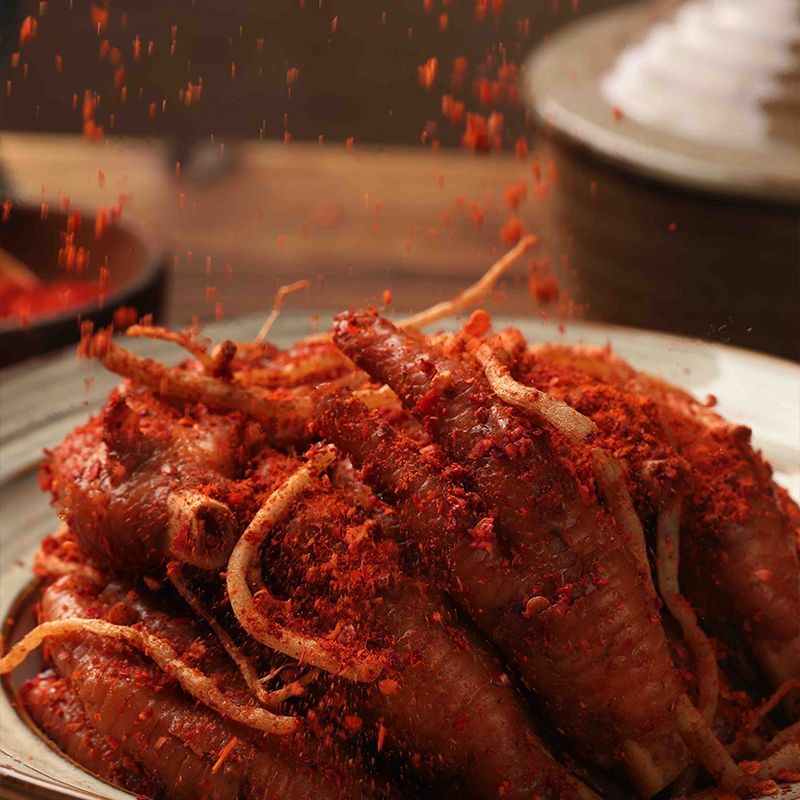 佤味鸡爪特色味鲜香干辣苤菜根凤爪罐装佤味