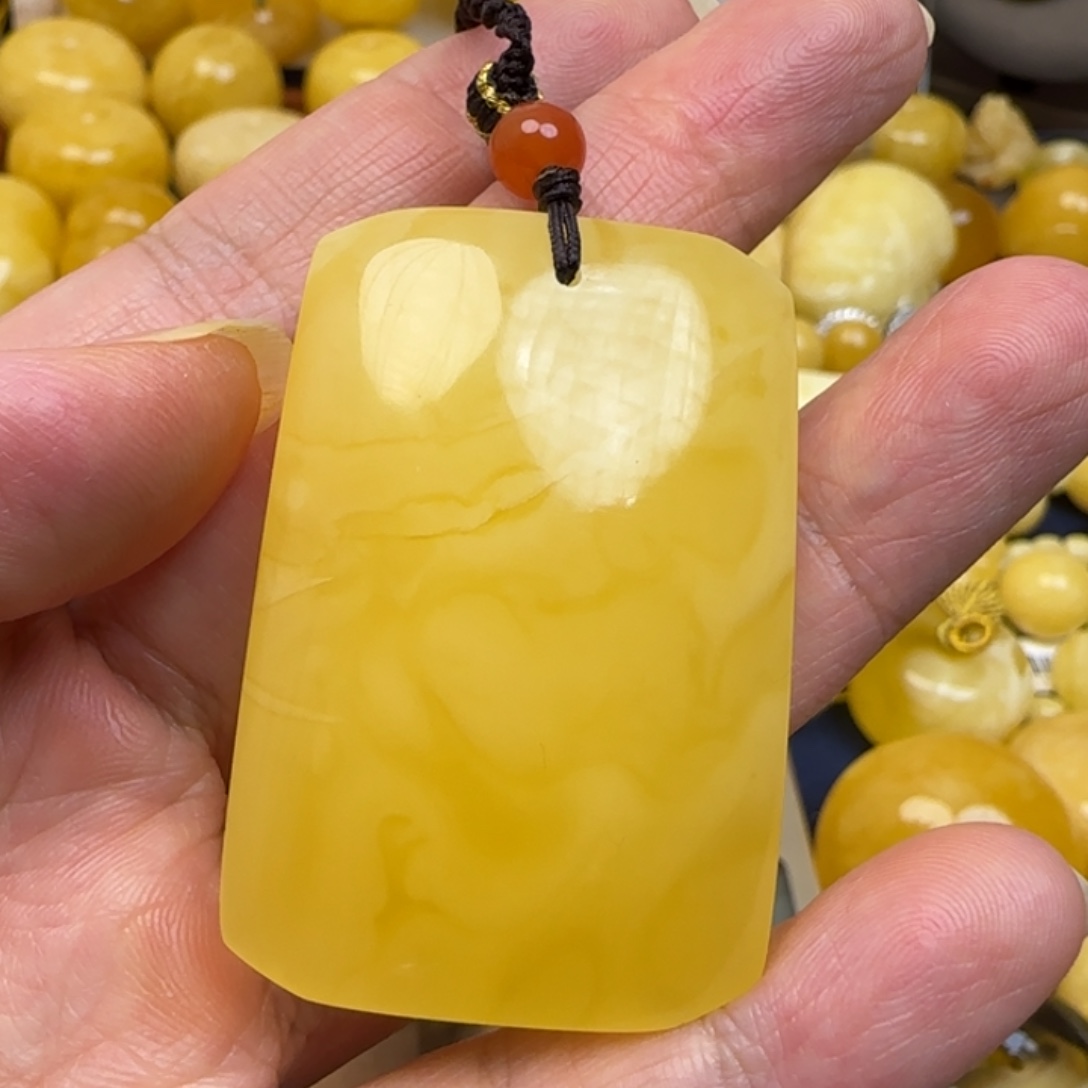 蜜蜡未镶嵌颈饰天然蜜蜡