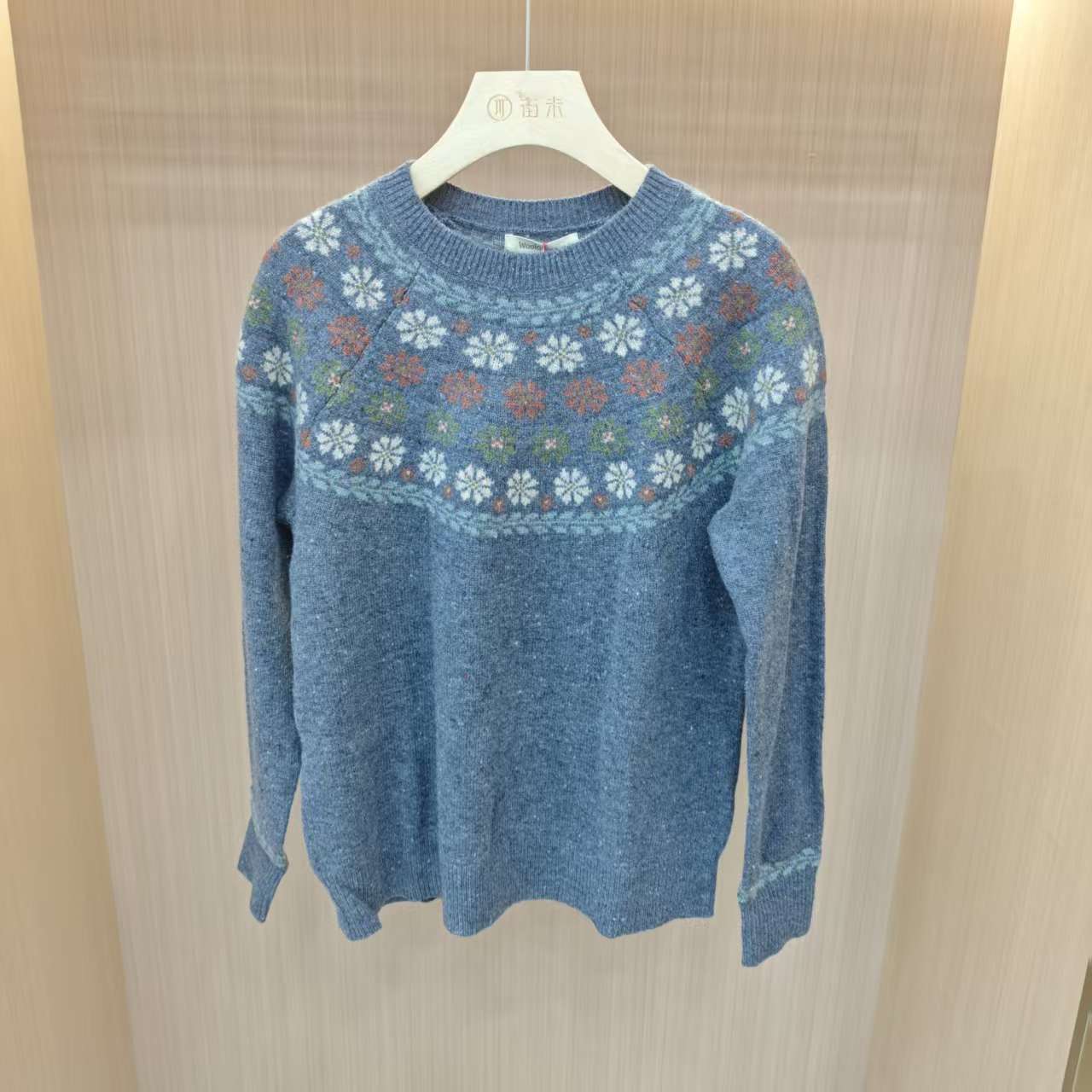 【LJWM】绵羊毛圆领上衣 N189L