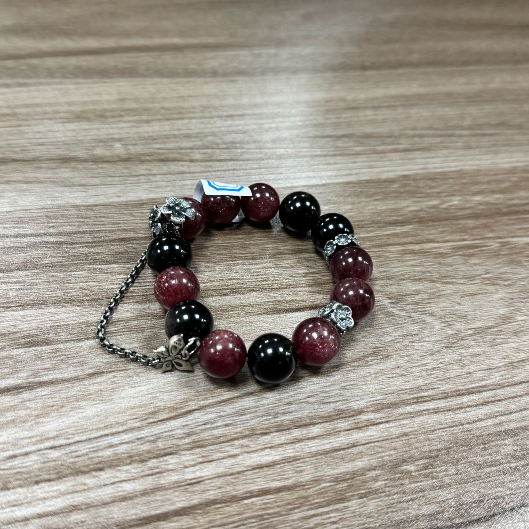 清货【樱桃】车厘子草莓晶银曜石手串（默认微瑕不退不换）