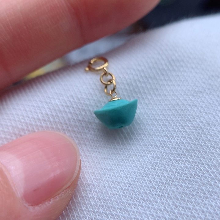 绿松石绿松石配饰18K金镶嵌