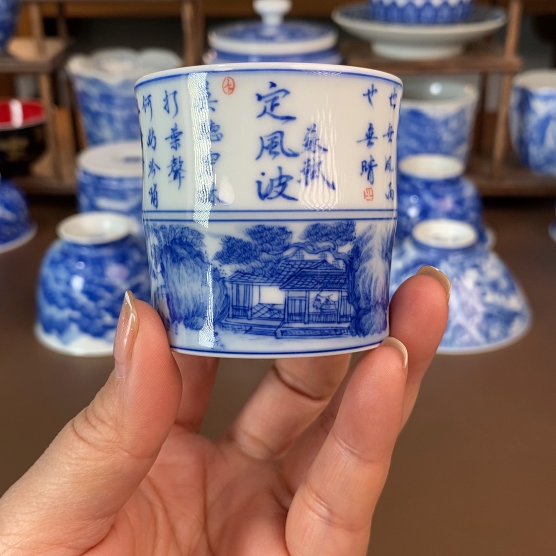 景德镇陶瓷手工手绘