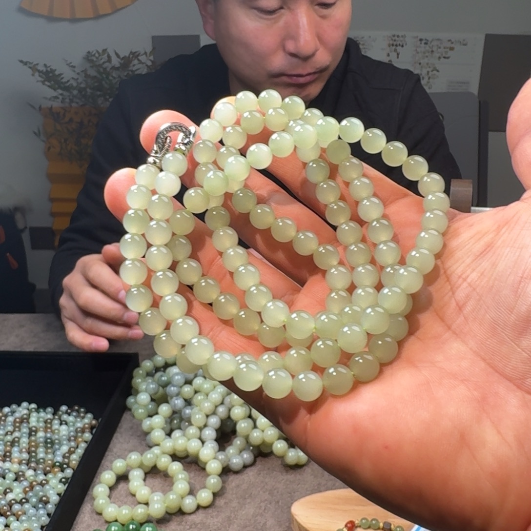 和田玉未镶嵌手链