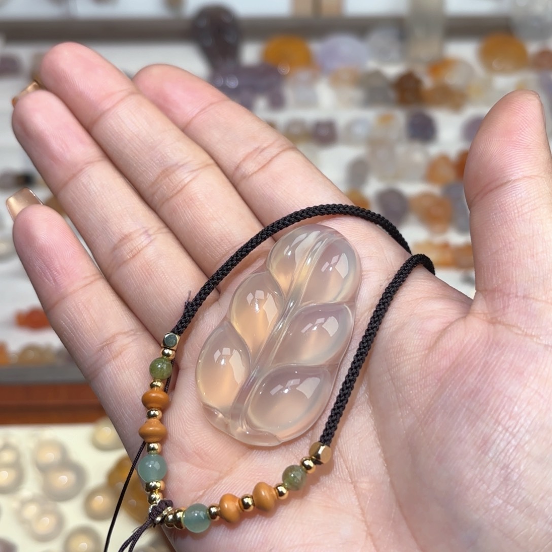 玛瑙/玉髓颈饰未镶嵌୧****