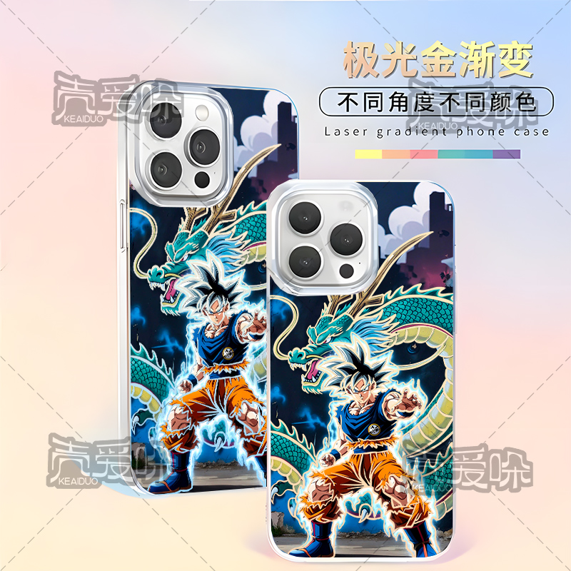 七龙珠漫画孙悟空动画适用苹果小米vivo荣耀OPPO华为极光金手机壳