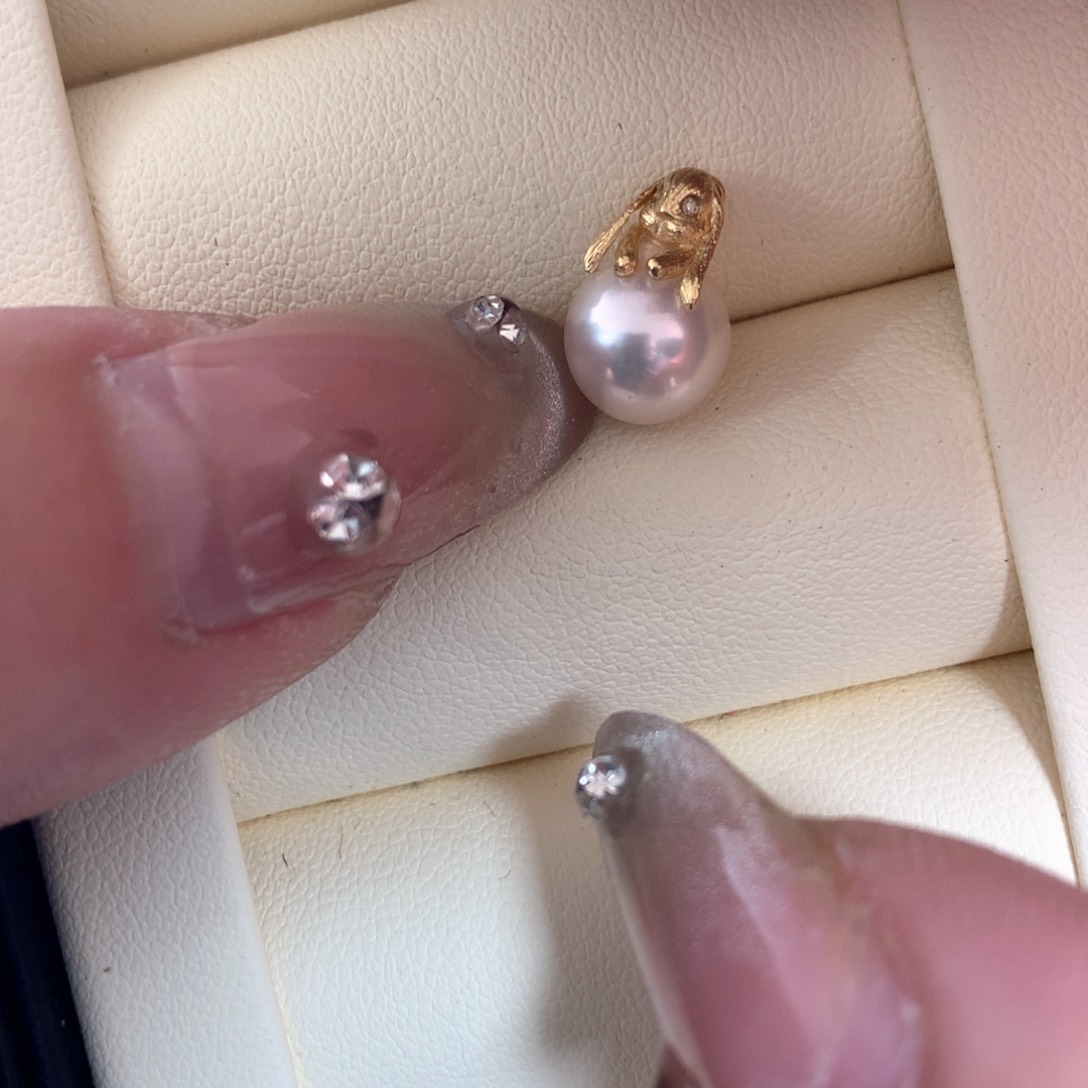 海水珍珠颈饰18K金镶嵌