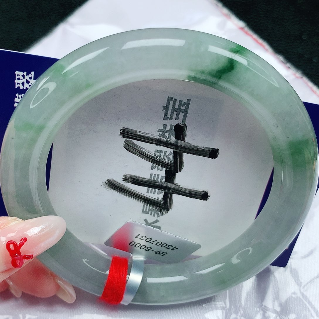 翡翠手镯未镶嵌天然缅甸a货翡翠