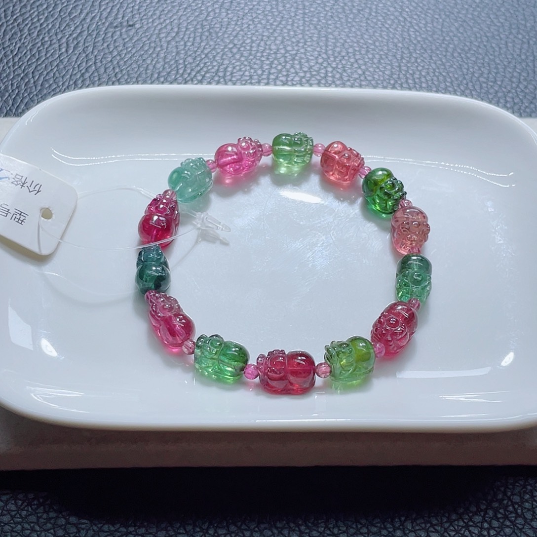 未镶嵌手链碧玺碧玺手链