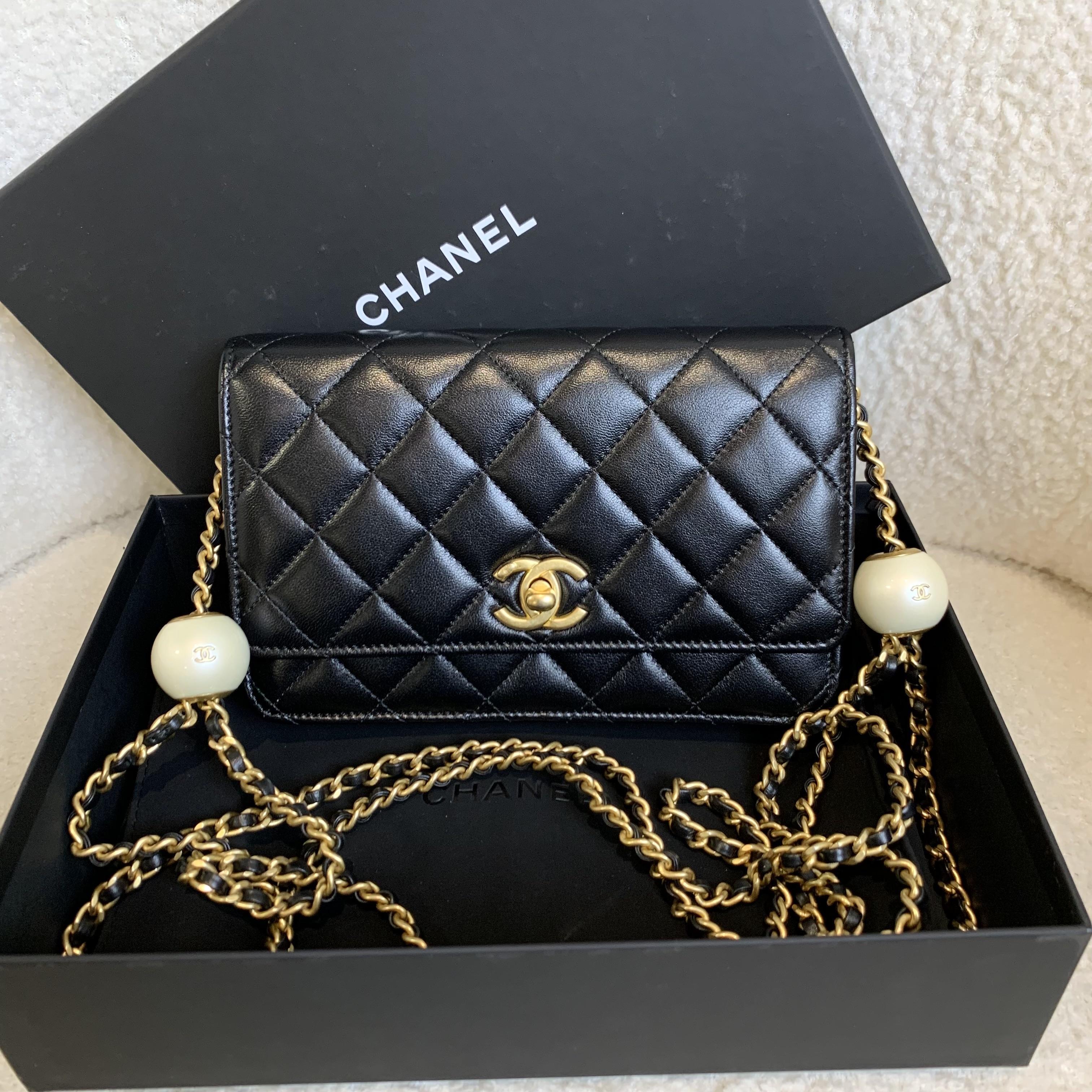 99新 Chanel/香奈儿 壹臻/24S黑金汤圆woc/26150927