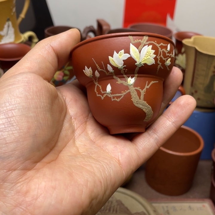 紫砂茶杯紫砂主人杯100cc