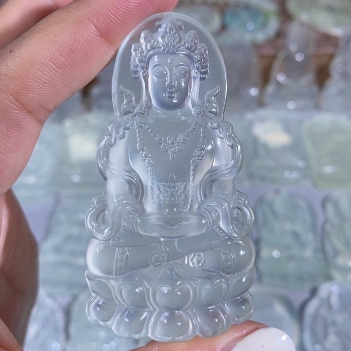 岫玉未镶嵌吊坠吊坠