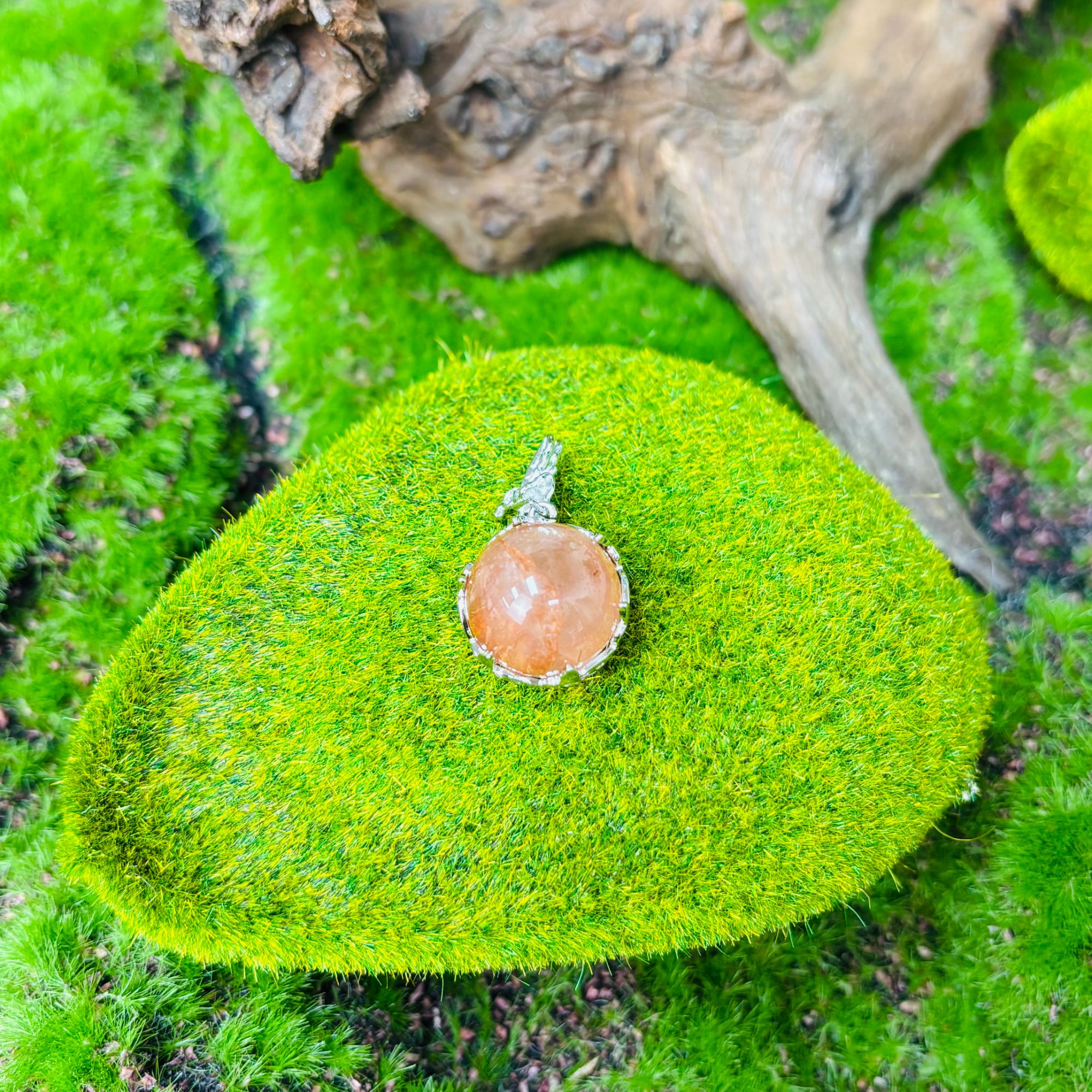 【奶爸珠宝】763 胶花水晶吊坠多样性发其一