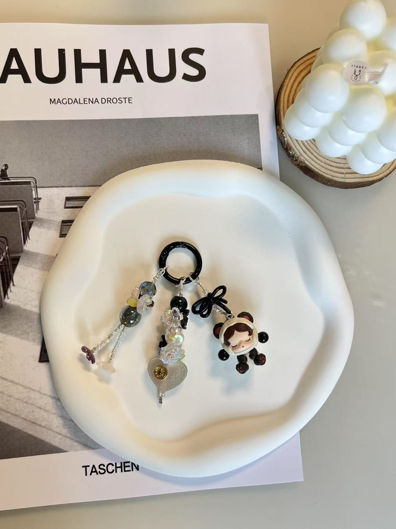 潮玩萌粒要匙扣包挂手机链手工制品默认微瑕