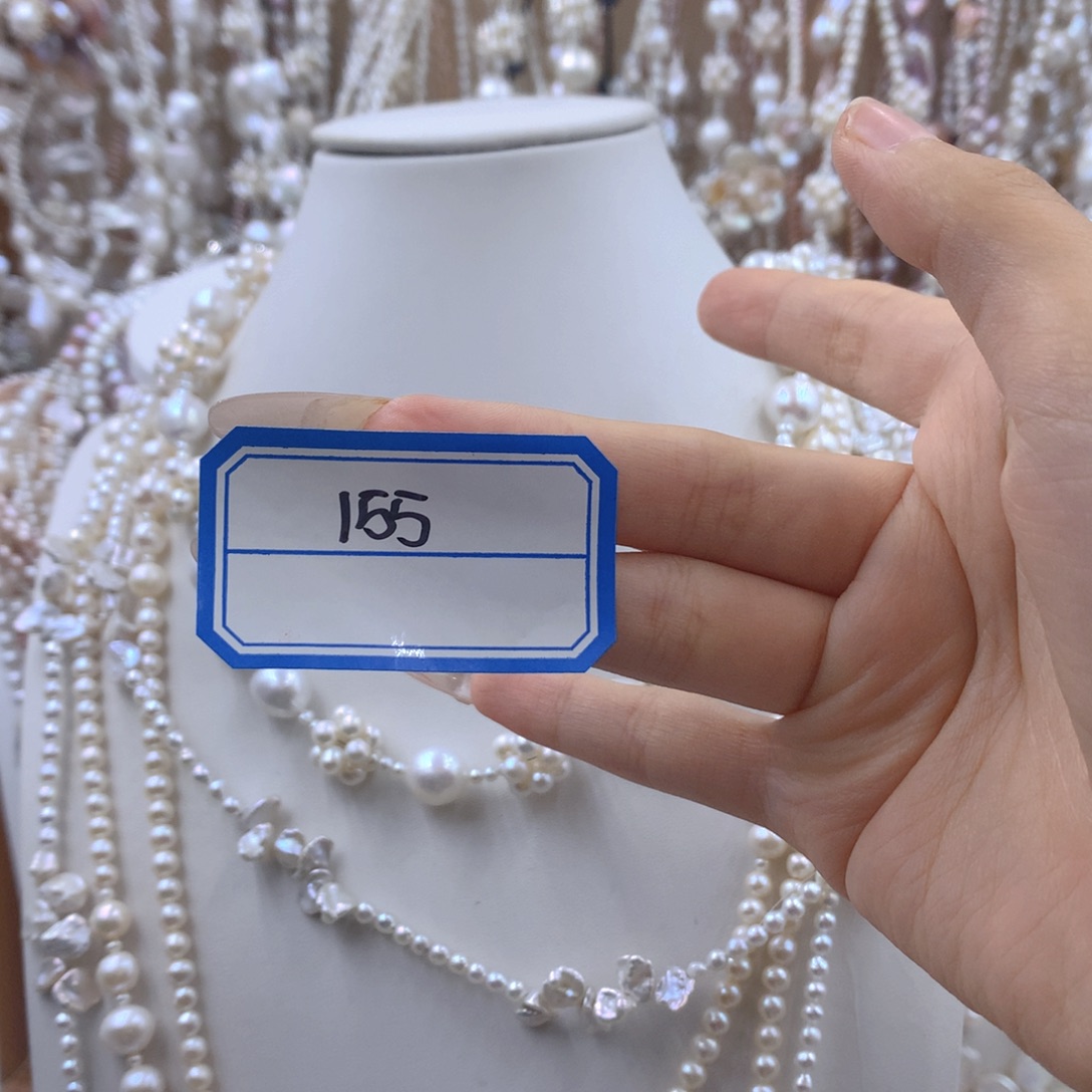 辣****银S925镶嵌项链耳饰淡水珍珠