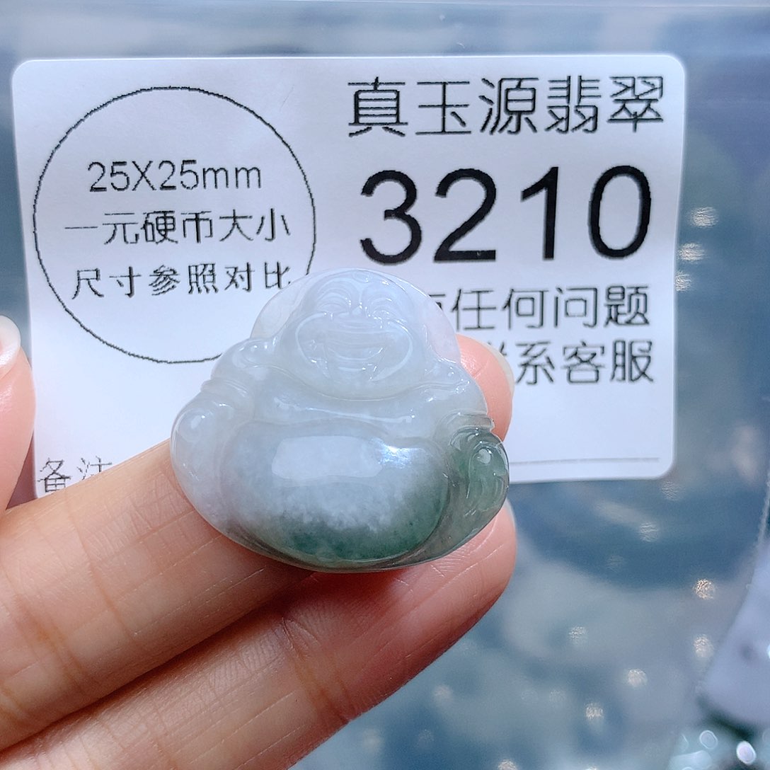 翡翠颈饰未镶嵌3210。