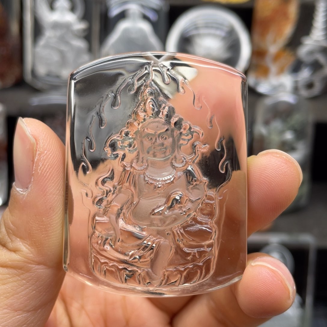 吊坠未镶嵌水晶财神