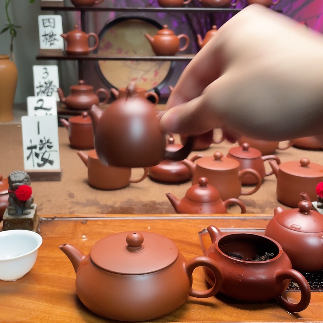 紫砂茶壶雲****༻老朱泥龙蛋