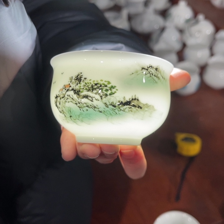 釉下手绘80毫升高温瓷