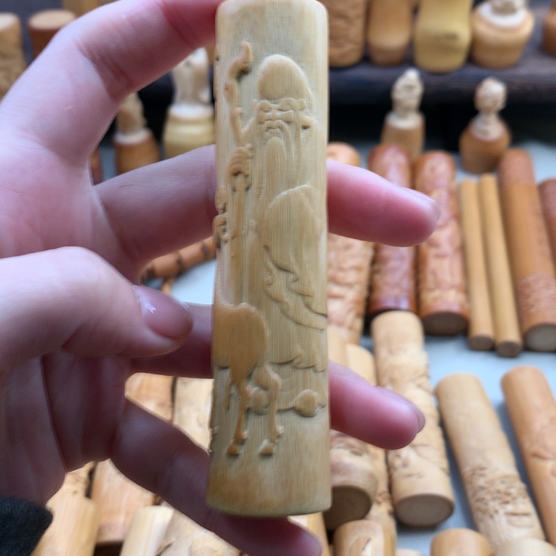 【闪购商品】竹微瑕实心竹哈哈哈哈哈哈