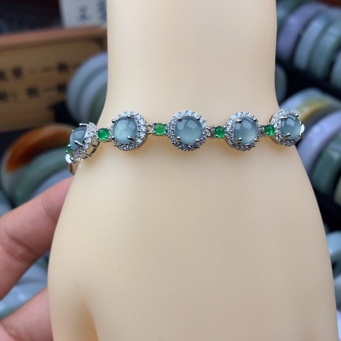 未镶嵌手镯翡翠手链