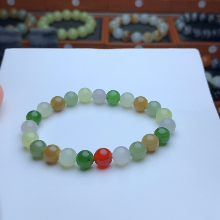 和田玉未镶嵌手串5*0