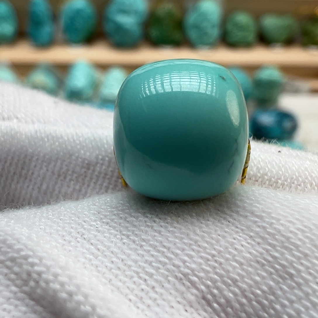 绿松石未镶嵌配饰10.4×9.6