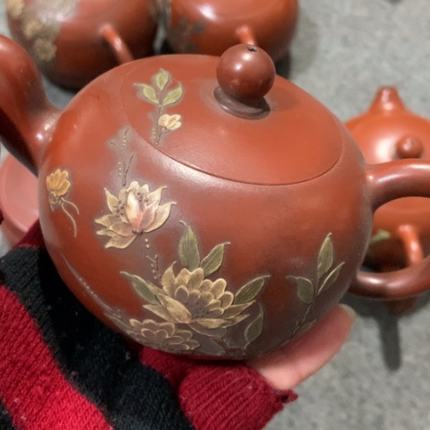 W***n茶壶紫砂陶瓷摆件爱好者摆件