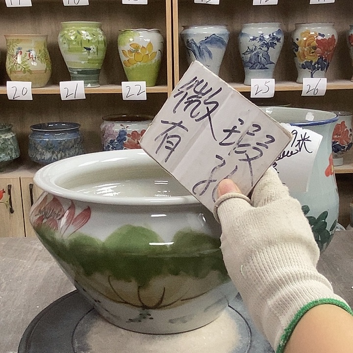 缸13xc景德镇陶瓷花盆