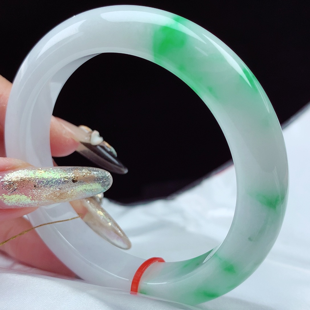 未镶嵌手镯翡翠57圈4951