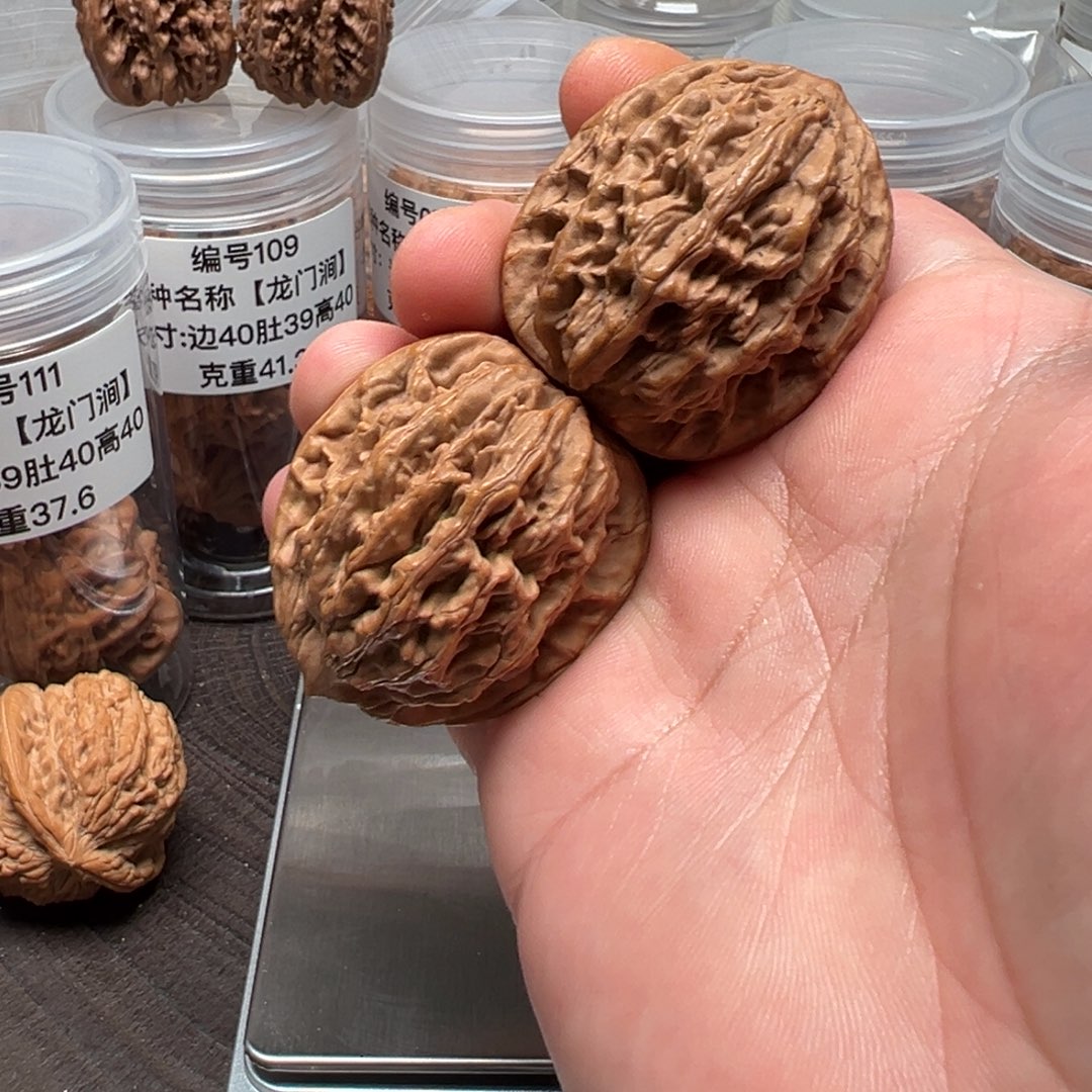 把件文玩核桃P1堂虎38mm运费顺丰到付